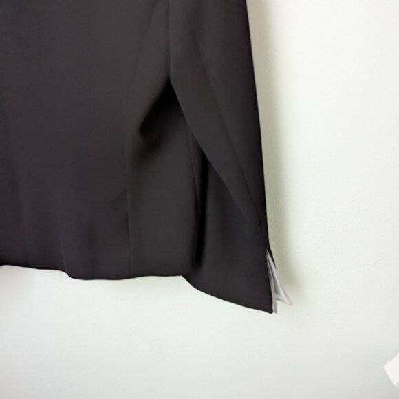 NWT Collections for Le Suit Women's Black & Sheer Collar Blazer, 16 - Picture 5 of 6